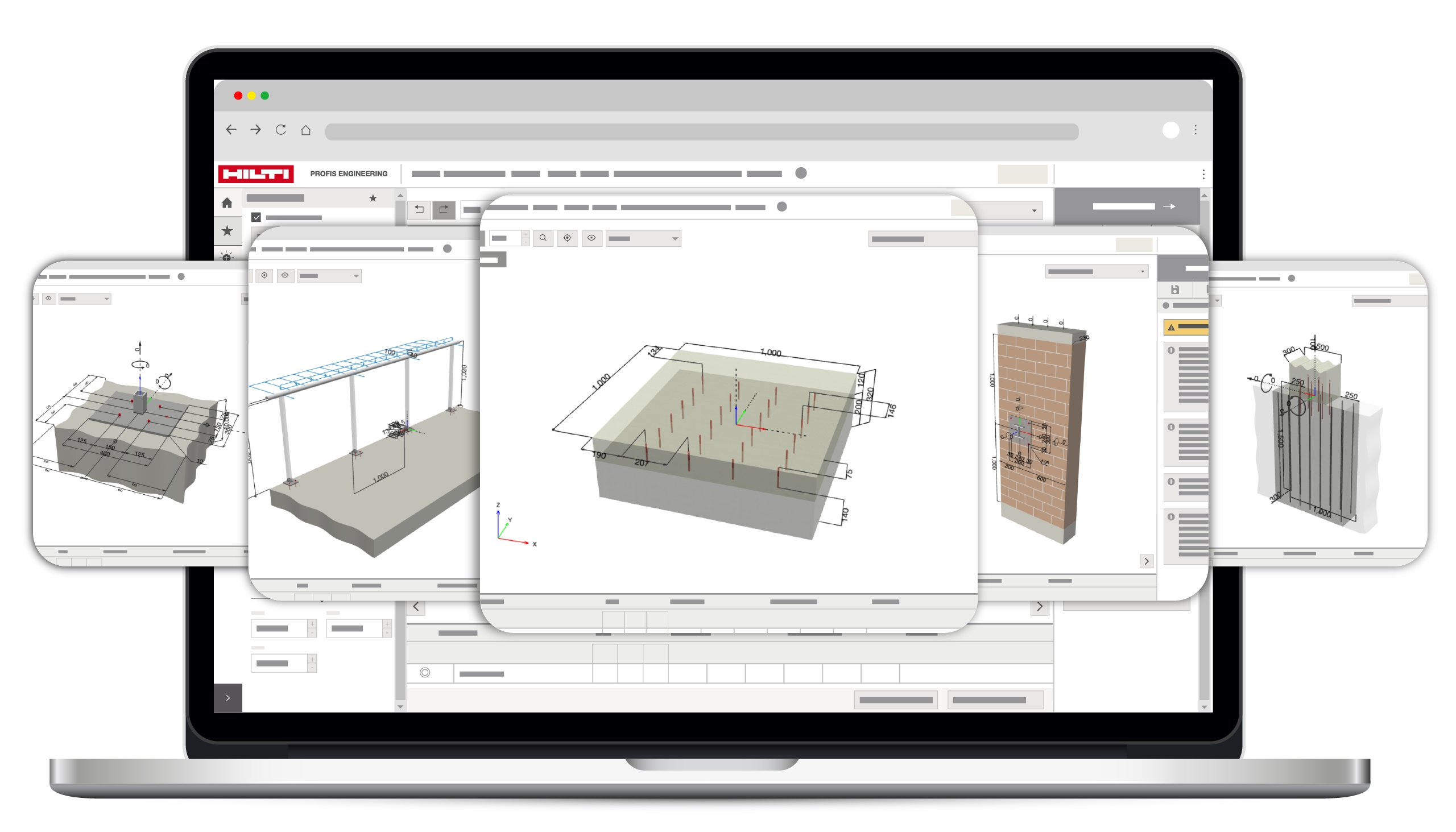 Profis engineering design software suite