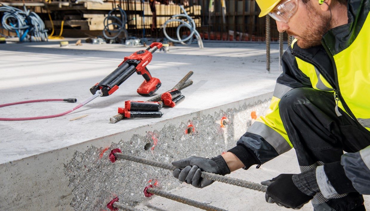 вклеювана арматура rebar hilti