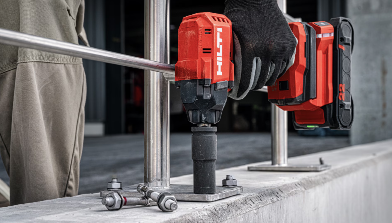 ударний гайковерт Hilti для встановлення анкерів