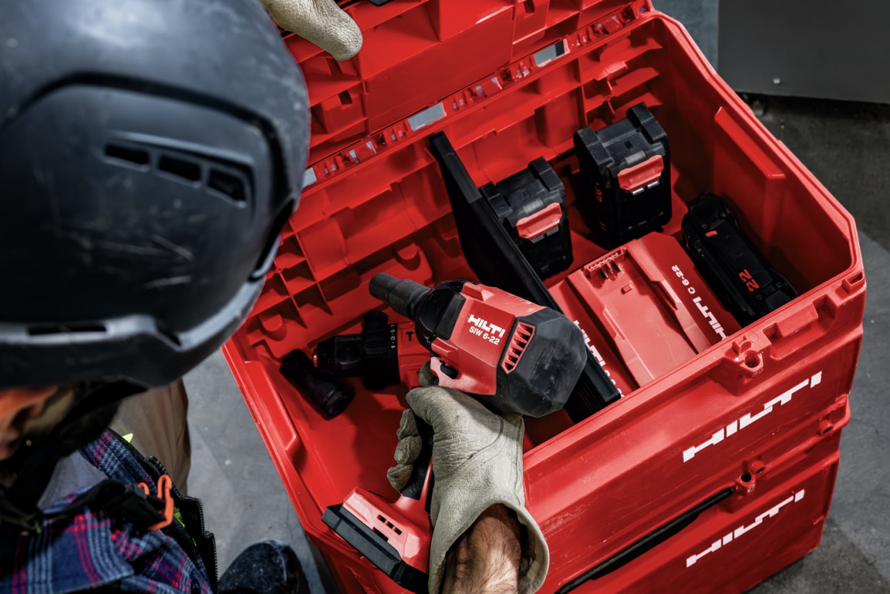 Коробка для зберігання ProKit зсередини