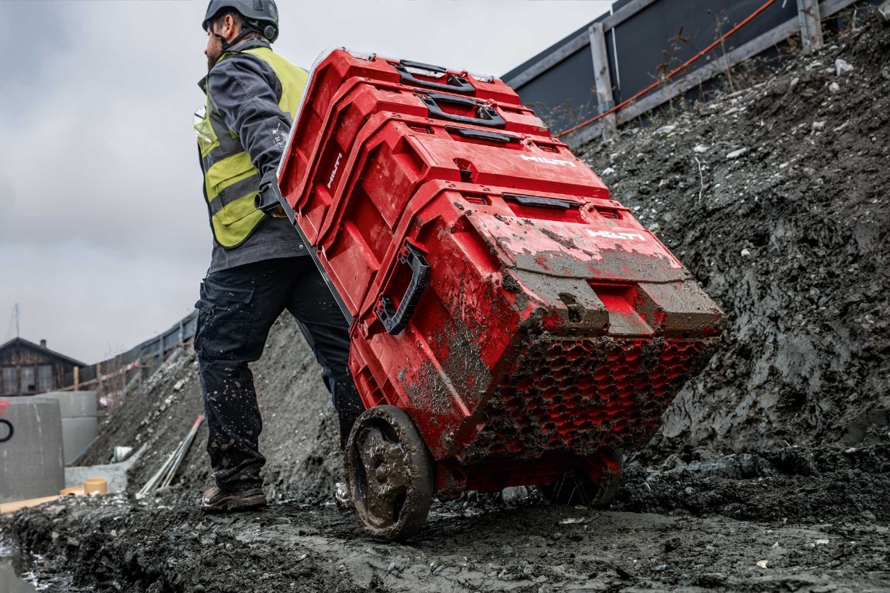 модульна система зберігання Prokit на будмайданчику