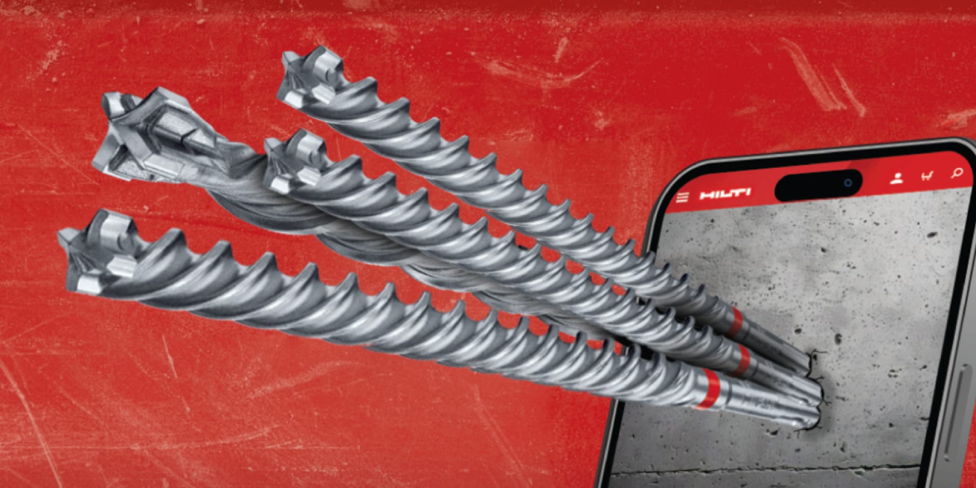бури Hilti для бетону та цегли