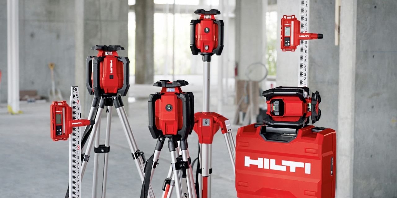 ротаційні лазерні нівеліри хілті