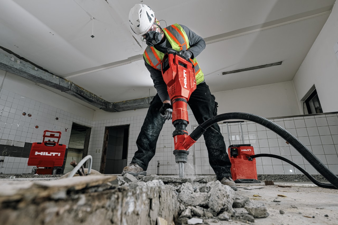 Руйнування підлоги hilti