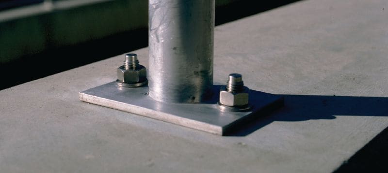 HSA-F HDG Анкер-клин Високоефективний анкер-клин для регулярних статичних навантажень у бетоні без тріщин (гарячеоцинкований) Застосування 1