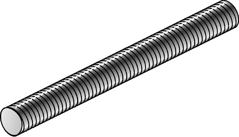 AM Оцинкована різьбова шпилька зі сталі марки 4.8, що використовується як додаткове приладдя для різних галузей застосування