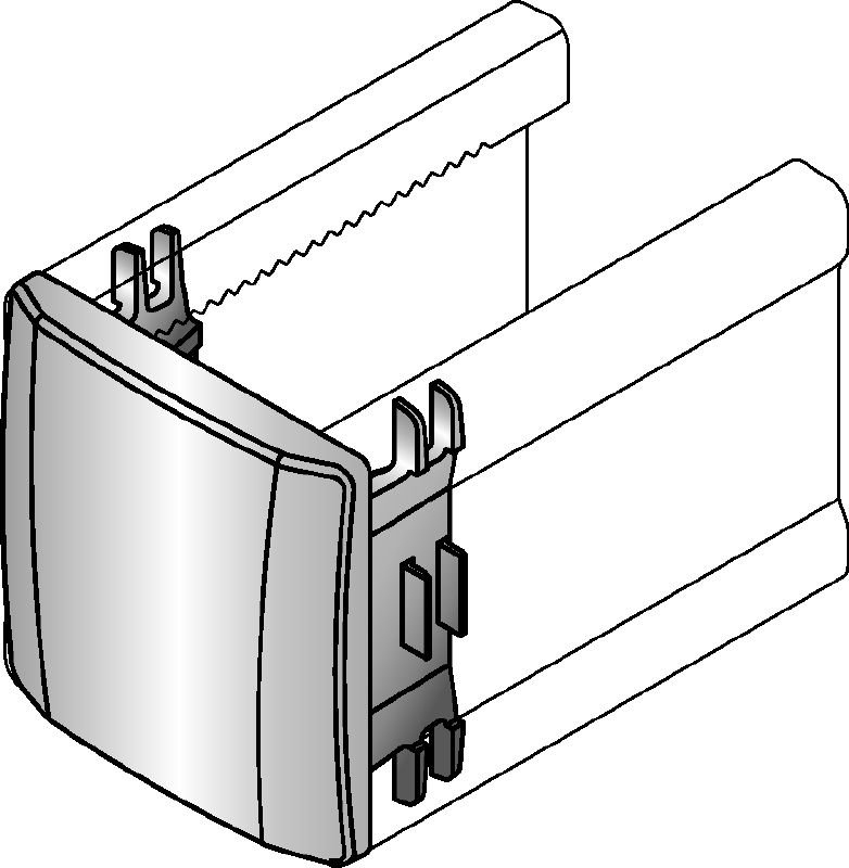 MM-E Декоративна заглушка для каналів Торцевий ковпачок для закриття кінців каналів Hilti MM
