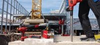 TE-YRT Шорсткувальний інструмент для отворів Інструмент для надання шорсткості отворам, які зроблені за допомогою алмазного свердління у бетоні Застосування 1