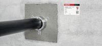 Протипожежний розчин CP 636 Протипожежний розчин для захисту від розповсюдження вогню та диму крізь великі отвори з кабельними, трубними та змішаними проходками Застосування 3