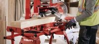 SM 60-22 Акумуляторна торцювальна пила Двостороння ковзна торцювальна пилка з можливістю поперечного різання до 100x355 мм (платформа батарей Nuron) Застосування 4