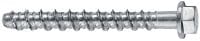 HUS-HR 6/8/10/14 Анкер-шуруп для бетона Высокоэффективный анкер-шуруп с шестигранной головкой (нержавеющая сталь A4 - 316)