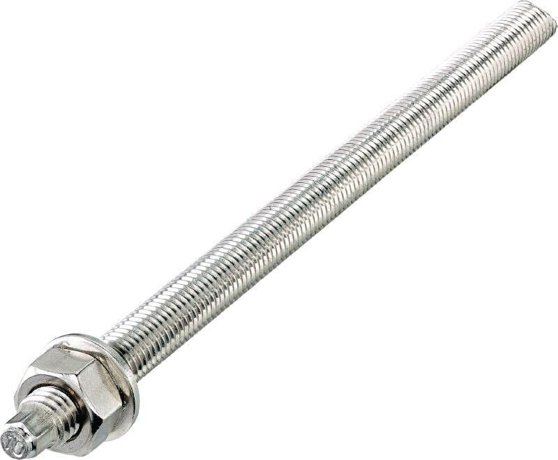 HAS-U A4 Анкерна шпилька Анкерна шпилька для використання з ін'єкційними та капсульними хімічними анкерами (нержавіюча сталь A4)