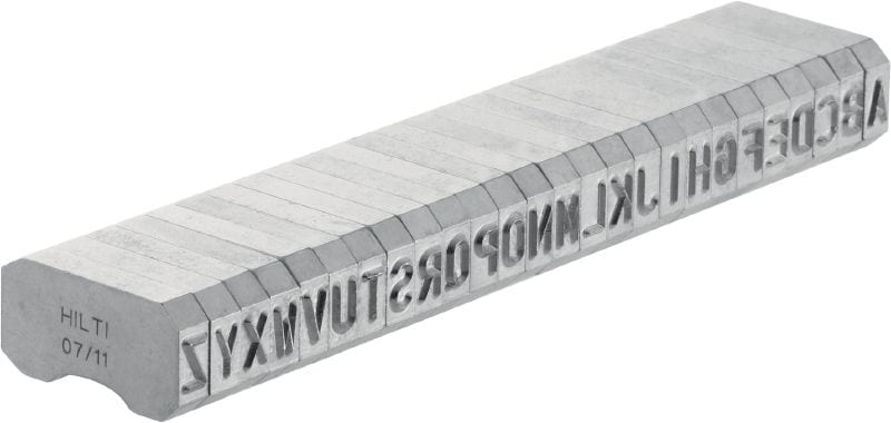X-MC S 5.6/6 Маркировочные штампы для стали Острые узкие буквы и цифры для нанесения идентифицирующей маркировки на металле