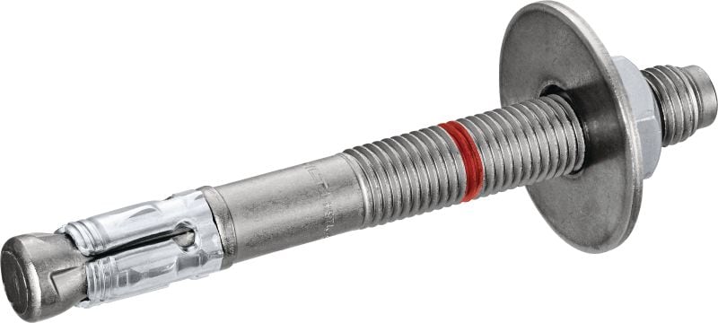 HST4 BW Анкер-клин Найефективніший металевий розпірний анкер Hilti для високих статичних та сейсмічних навантажень у бетоні з тріщинами (вуглецева сталь, велика шайба)