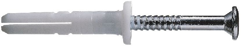 HPS-1 R Дюбель-гвоздь Пластиковый забивной анкер с шурупом (нержавеющая сталь A2)