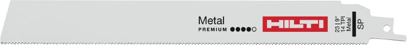 Полотна середньої товщини для металу для шабельних пилок (для високих навантажень) Міцне полотно для шабельних пилок для різання металу товщиною 3,5-10 мм (1/8-7/16)