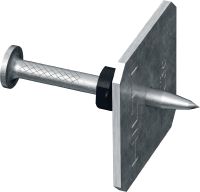 X-C P8S Гвозди с шайбой для бетона Высококачественный одиночный гвоздь со стальной шайбой для креплений в бетоне с использованием пороховых монтажных пистолетов