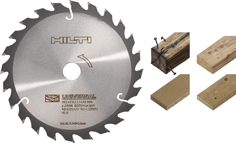 Диск для циркулярної пилки для різання дерева Базовий диск для циркулярної пилки для універсального різання деревини