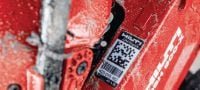 AI L2 та AI L5 Надійні самоклейні мітки зі штрихкодом для ідентифікації та відстеження будь-якого будівельного обладнання Застосування 2