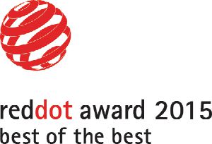                Цей продукт отримав премію «Best of the Best» нагороди у галузі дизайну «Red Dot Design Award».            