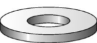Пласка шайба (ISO 7093) Гарячеоцинкована пласка шайба, яка відповідає стандарту ISO 7093, для різноманітних кріплень