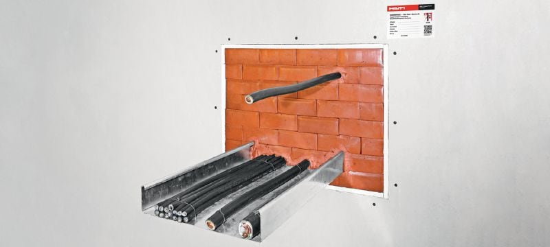 Противопожарный блок CFS-BL Готовые противопожарные блоки для герметизации кабельных проходок Применения 1