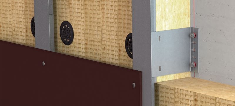 FOX V L Кронштейн Універсальний настінний кронштейн для монтажу підконструкцій для навісних фасадів Застосування 1