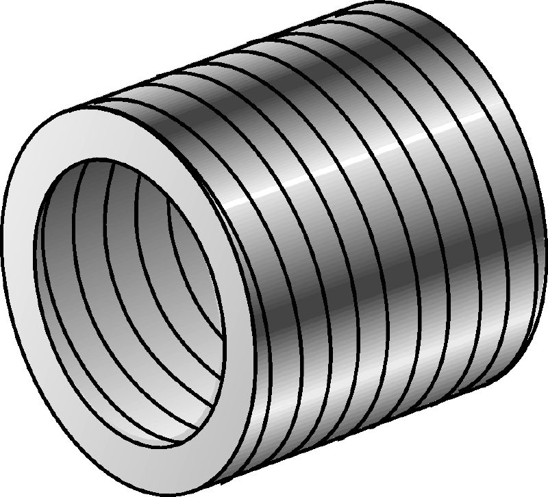 SR-RM Оцинкованная муфта, используемая для уменьшения диаметра резьбовых шпилек
