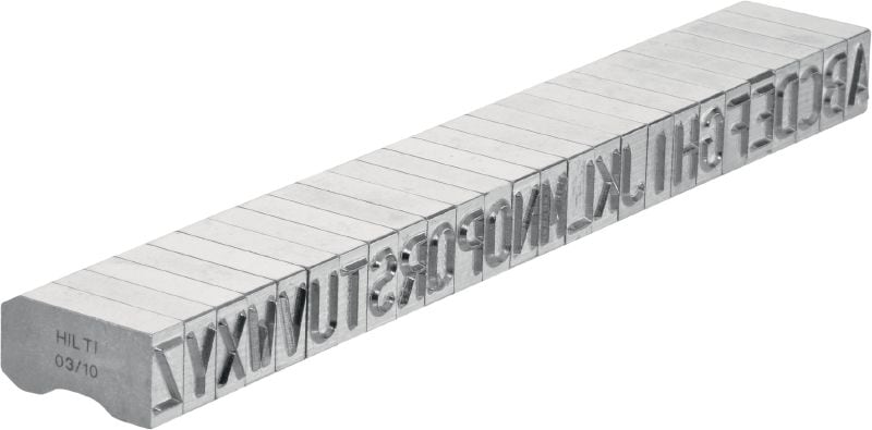 X-MC S 8/10 Маркировочные штампы для стали Острые широкие буквы и цифры для нанесения идентифицирующей маркировки на металле