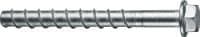 HUS4-H Анкер-шуруп Высокоэффективный анкер-шуруп для быстрых креплений к бетону (углеродистая сталь, шестигранная головка)