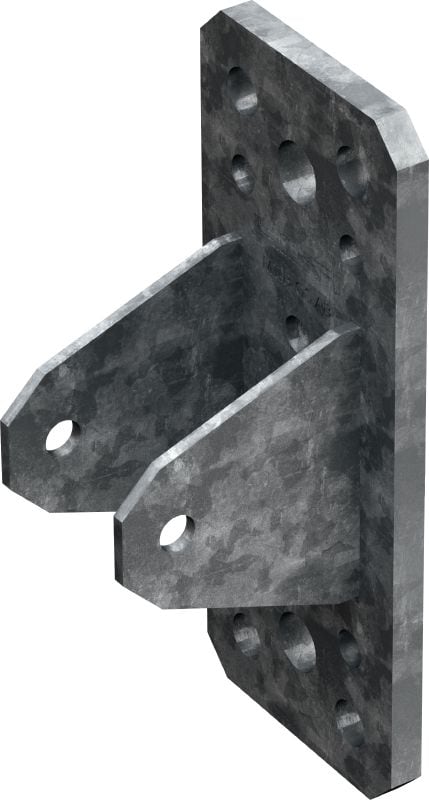 MT-B-GS AB OC Кріпильна плита для великих навантажень Гарячеоцинкована регульована стяжка й плита для великих навантажень для монтажних балок для встановлення на бетоні та сталі