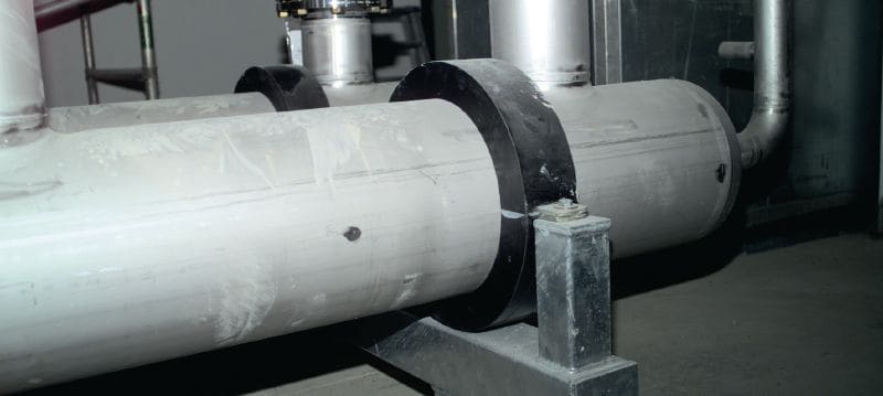 MP-KF 170 Хомут для труб холодоснабжения Высококачественный прочный изолирующий трубный хомут для высоких нагрузок для установки труб систем охлаждения Применения 1