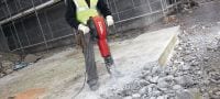Відбійний молоток TE 3000-AVR (з універсальним кабелем) Надзвичайно потужний відбійний молоток для руйнування бетону на підлогах у важкому режимі Застосування 1