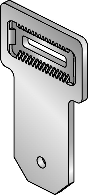 MIC-U-MA З'єднувач Гарячеоцинкований з'єднувальний елемент з різними кутами встановлення, що використовується із з'єднувачами MIC-MAH для кріплення балок MI одна до другої під кутом