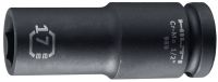 SI-S 1/2 L Глибока ударна насадка Ударна головка 1/2 дюйма для затягування болтів та анкерів
