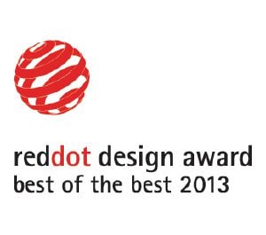                Цей продукт отримав премію «Best of the Best» нагороди у галузі дизайну «Red Dot Design Award».            