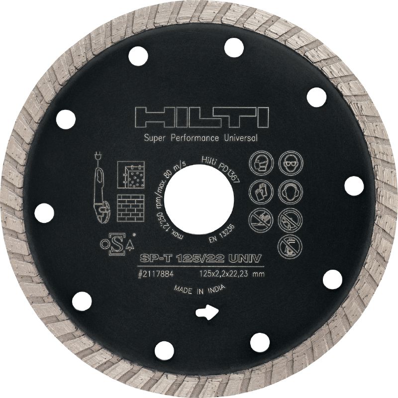 SP-T Універсальний алмазний диск Високоякісний алмазний диск з безперервними турбосегментами для різання різноманітних базових матеріалів