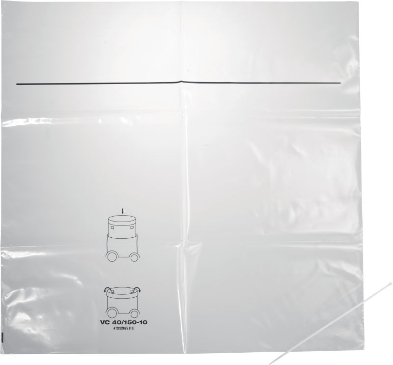 Мешок для пыли VC 40/150-10 (10) пластик 