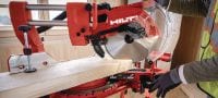 SM 60-22 Акумуляторна торцювальна пила Двостороння ковзна торцювальна пилка з можливістю поперечного різання до 100x355 мм (платформа батарей Nuron) Застосування 1