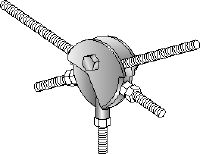 MQI-AV Соединительная гайка Оцинкованная соединительная гайка для крепления резьбовой шпильки