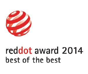                Цей продукт отримав премію «Best of the Best» нагороди у галузі дизайну «Red Dot Design Award».            