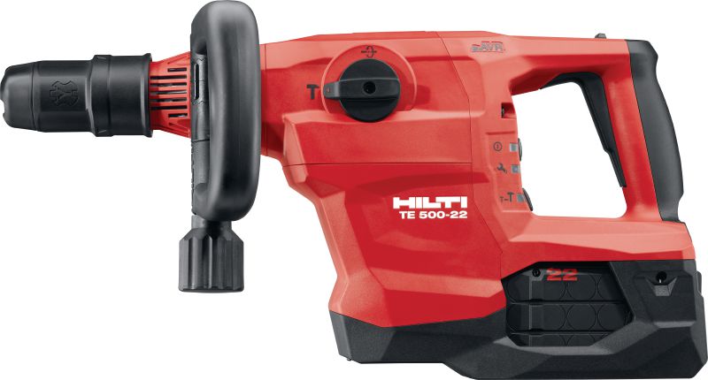 TE 500-22 Акумуляторний відбійний молоток SDS-Max Акумуляторний відбійний молоток TE-Y (SDS Max) із системою активного поглинання вібрації для штробління та довбання в бетоні та цегляній кладці (платформа батарей Nuron)