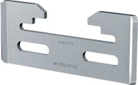 MT-FPS-FF Крепежный элемент для фиксированных точек Консоль с покрытием для наружного использования для крепления трубных опор MP-PS к балкам для модульных конструкций Hilti MT в качестве фиксированных точек в среднеагрессивных средах
