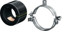 MIP-H Хомут для труб холодопостачання (з тонкою ізоляцією) Оцинкований трубний хомут для максимальної продуктивності при встановленні труб систем холодопостачання з ізоляцією товщиною 13-16 мм