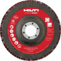 AF-D FT SPX Лепестковый шлифовальный диск Высокоэффективные лепестковые шлифовальные диски для грубой и тонкой шлифовки обычной или нержавеющей стали и других типов металлов