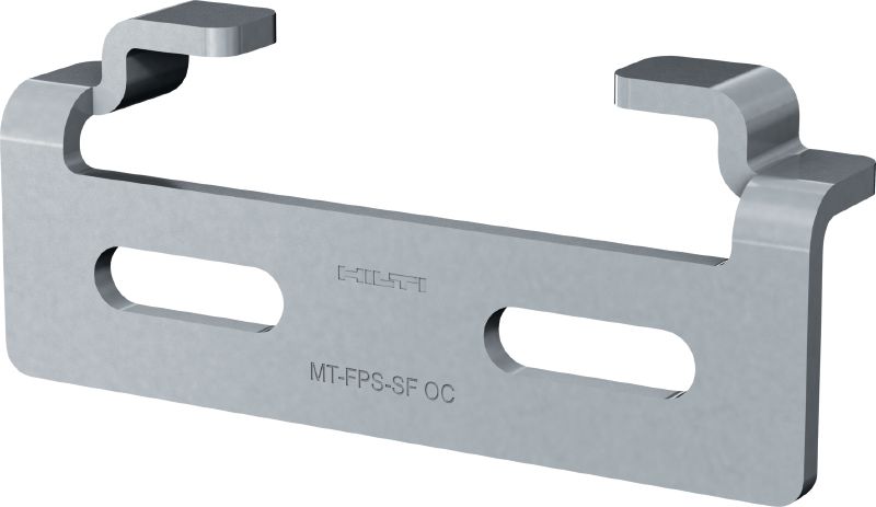 MT-FPS-S Напрямна трубної опори Ковзна консоль з можливістю регулювання для кріплення трубних опор MP-PS як фіксованих точок до балок для модульних конструкцій Hilti MT